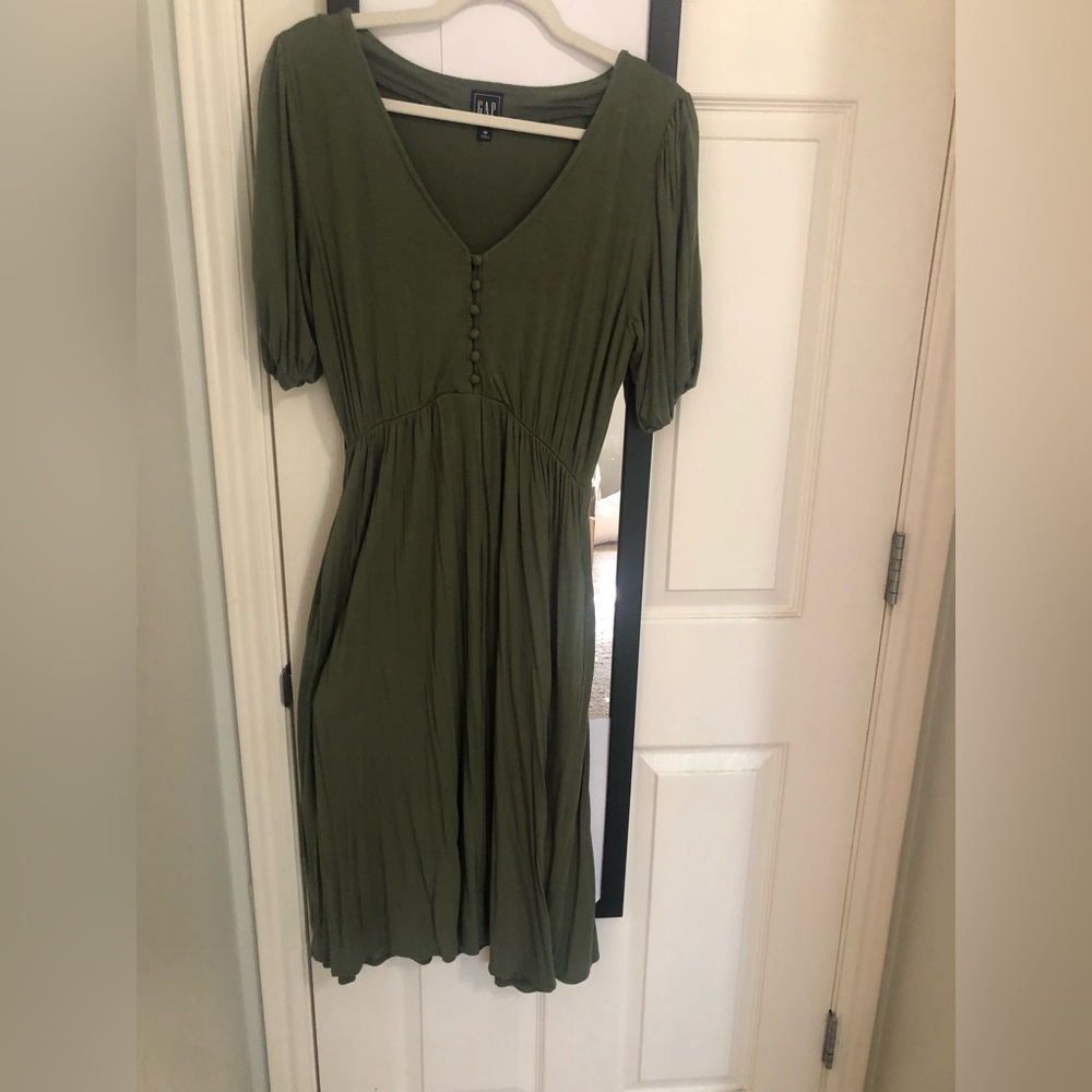 Cute Midi Length Forest Green GAP Dress | Size Medium | Bundle and Save 💲